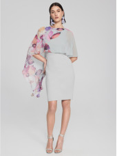 241718 Dress - Grey/Multi (Joseph Ribkoff)